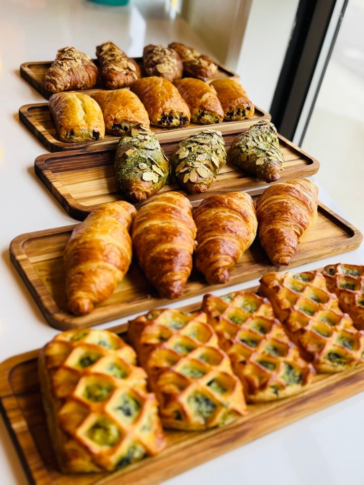 Fresh-baked croissant — made on premise every morning